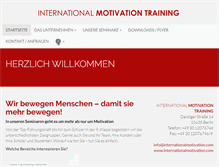 Tablet Screenshot of internationalmotivation.com